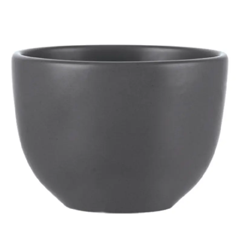 Libbey DRI-9-G 10 Oz Bouillon Bowl Round Satin Matte Granite Porcelain