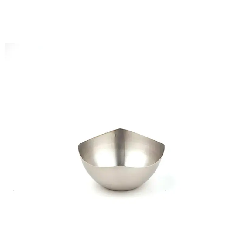 American Metalcraft SB400 5-1/2 Oz Stainless Steel Squound Snack Bowl Satin Finish