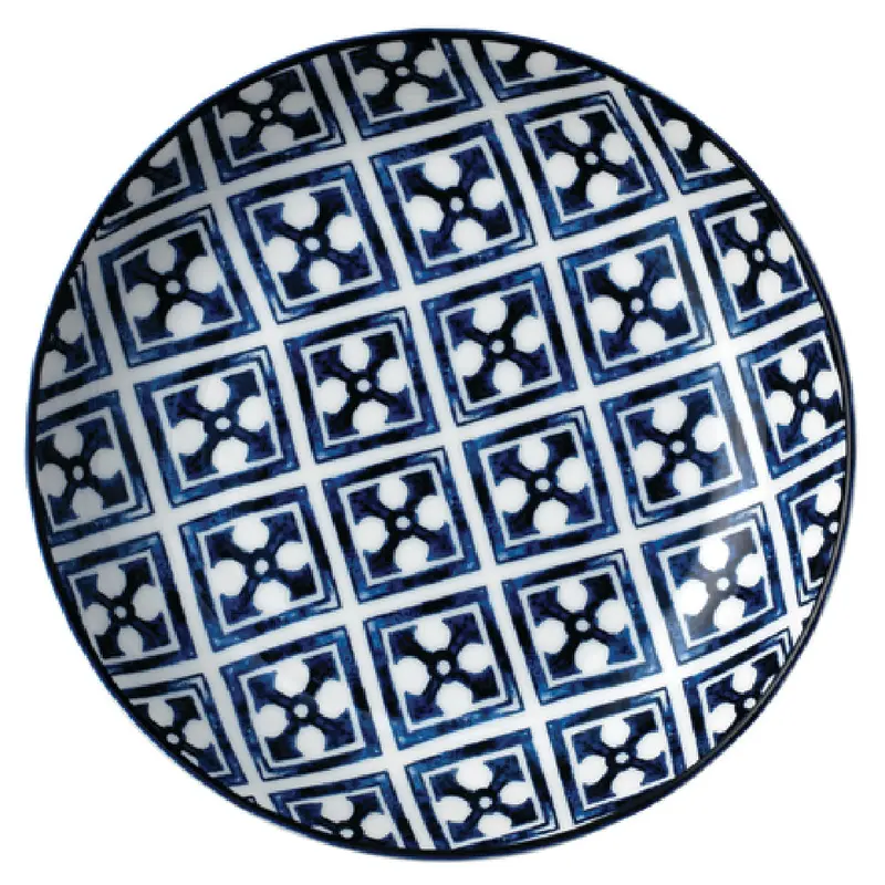 Arc Cardinal FK642 8.13 Inch Coupe Plate 24.5 Oz Azure High Alumina Porcelain