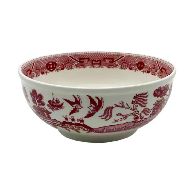 Cameo China 688-94 88 Oz Pink Willow Soup Bowl Round Ceramic