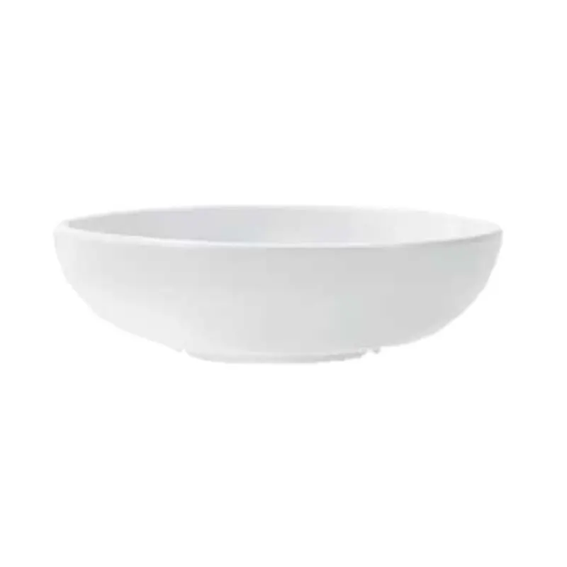GET Enterprises B-49-DW 1-9/10 Quart Break Resistant Bowl White Melamine