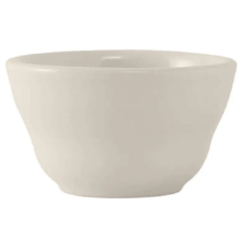 Tuxton TRE-004 8 Oz Bouillon Cup Round Ceramic Microwave and Dishwasher Safe