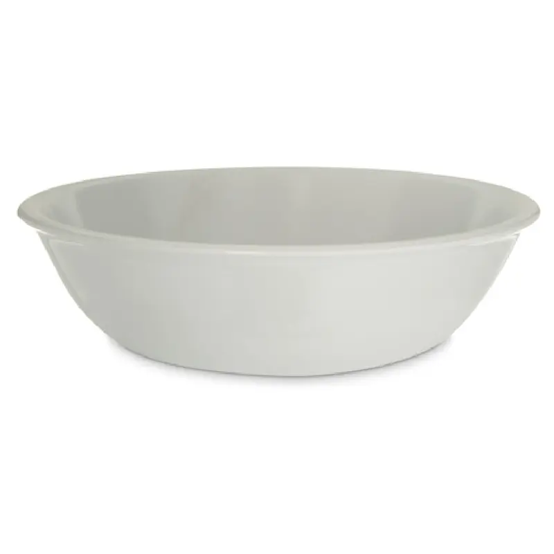 Carlisle 593302 32 Oz Round Vegetable Bowl White Durable Melamine