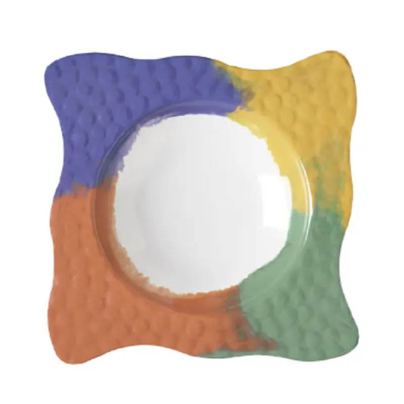 GET Enterprises B-1614-CE 10 Inch 16 Oz Round Break-Resistant Melamine Bowl