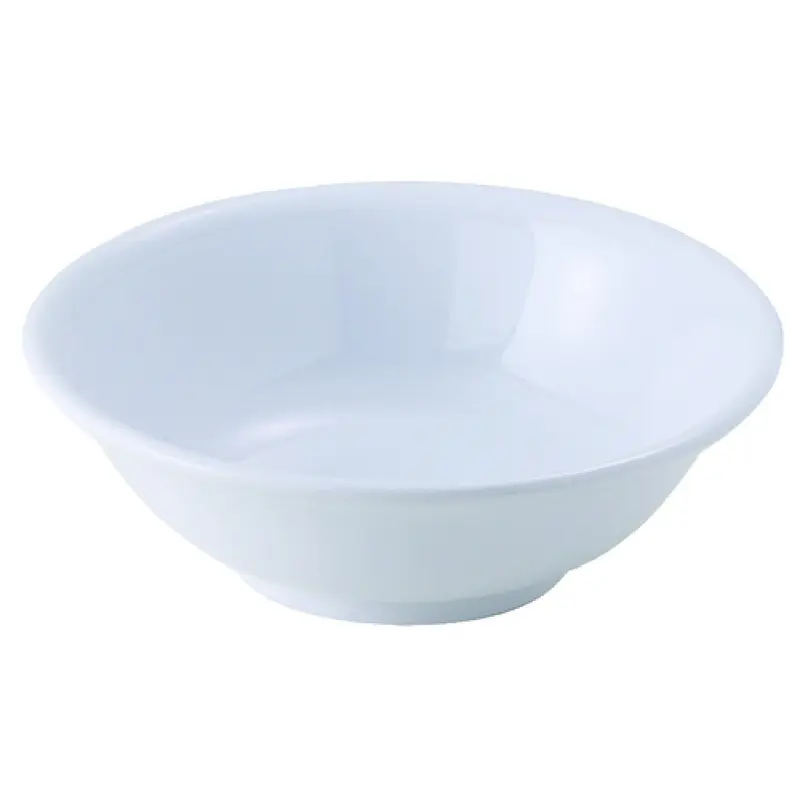 Winco MMB-22W 22 Oz Bowl Round Rimless White Melamine Dishware