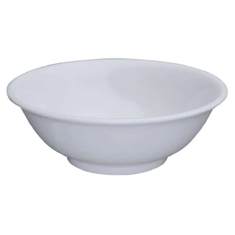 Winco MMB-32W 32 Oz Bowl Heat Resistant Dishwasher Safe White Melamine