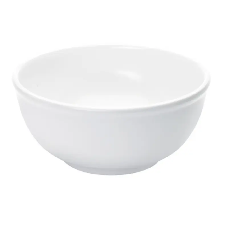 Cal Mil 418-8-15 8 Inch Round Bowl BPA Free Melamine White