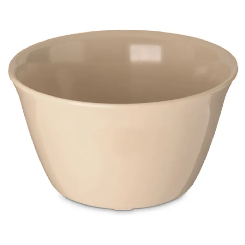 Carlisle 43540-825 8 Oz Bouillon Cup with Reinforced Rim Tan Melamine
