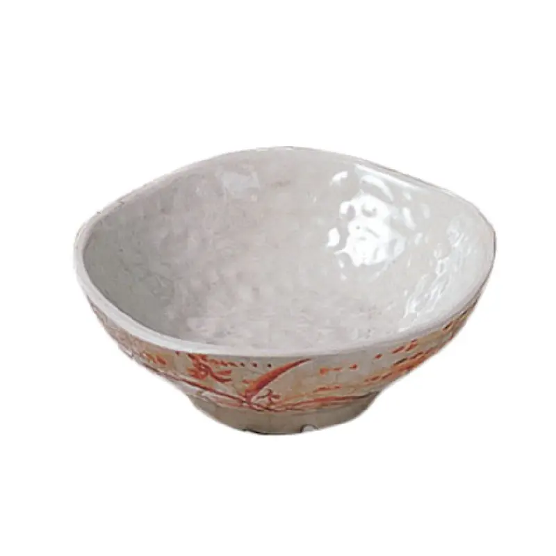 Thunder Group 3705 7 Oz Rice Bowl Round Break-resistant Melamine Wave Design