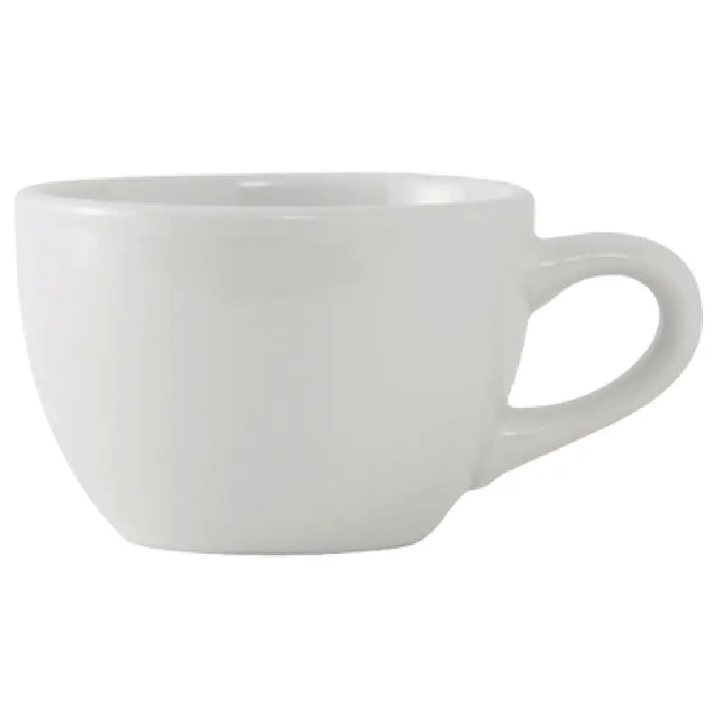 Tuxton ALF-0752 8 Oz Cup Porcelain China Microwave and Dishwasher Safe