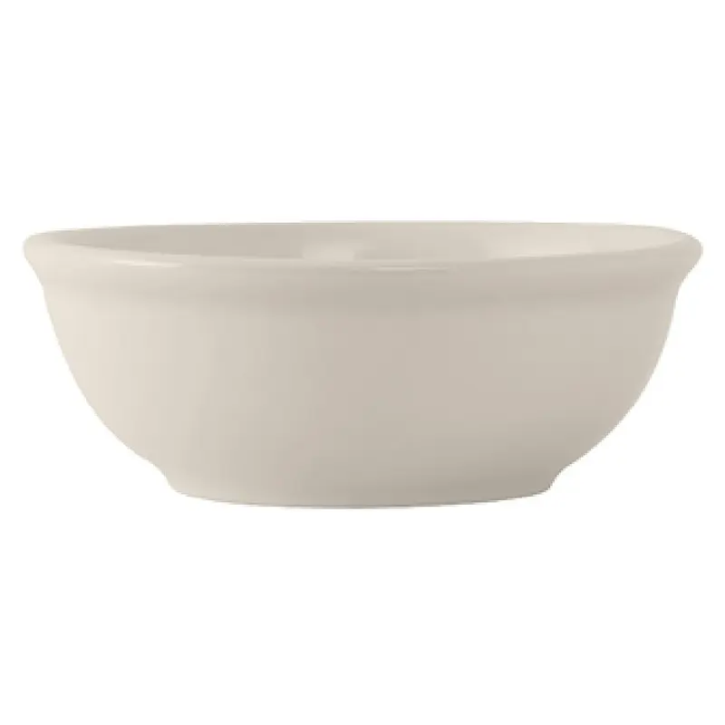 Tuxton TRE-020 22 Oz. Nappie Round Bowl Ceramic American White