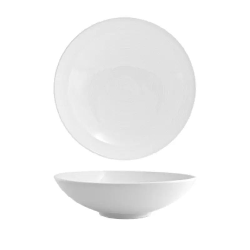 FOH DBO030WHP22 Spiral Bowl 6 Cups (48 Oz.) 10" Dia. X 3"