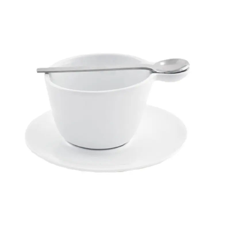 FOH DCS038WHP23 Harmony Saucer 4-1/2" X 1/4" Raised Edge