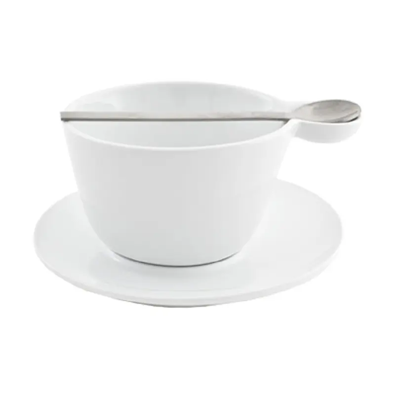 FOH DCS040WHP23 Harmony Saucer 6" Dia. X 3/4" Round