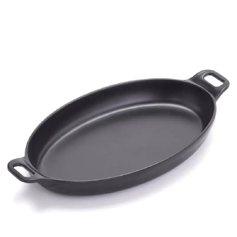 American Metalcraft MC81 8-1/4 Inch Oval Casserole Melamine Black