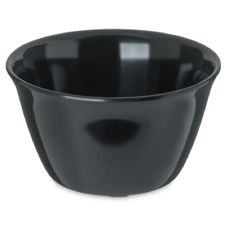 Carlisle 4354003 8 Oz Bouillon Cup Black Durable Melamine NSF Dishwasher Safe