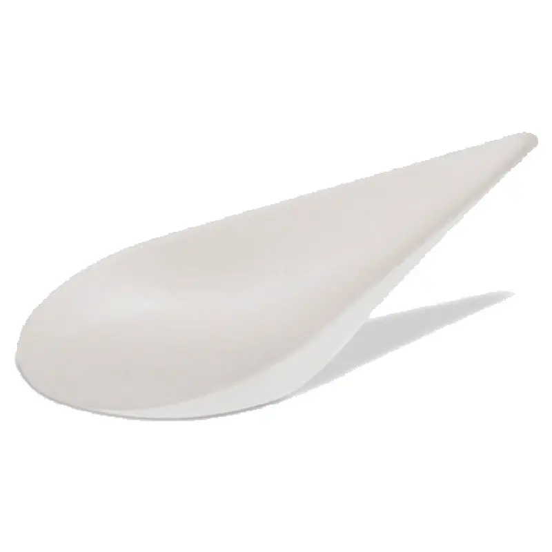 JB Prince R971 1/2 Oz Biodegradable Sugarcane Disposable Dish Teardrop 300 Packs