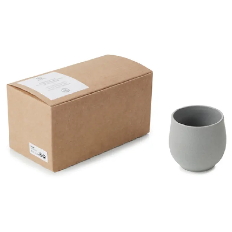 Revol 654769 6-3/4 Oz Cup Commercial Microwave Safe Porcelain Matte Grey