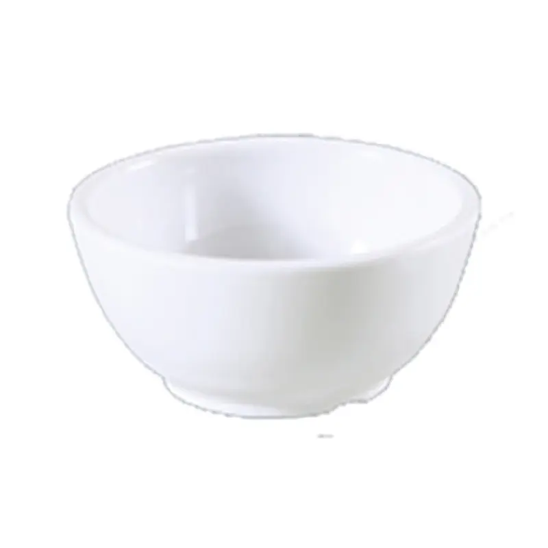 Yanco MS-505WT 14 Oz Round Bowl Dishwasher Safe Extra Heavy Duty Melamine White