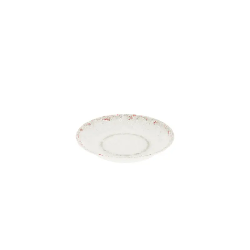 BauscherHepp TW1639 16.9 Oz Bowl Round White Melamine Distressed Glaze