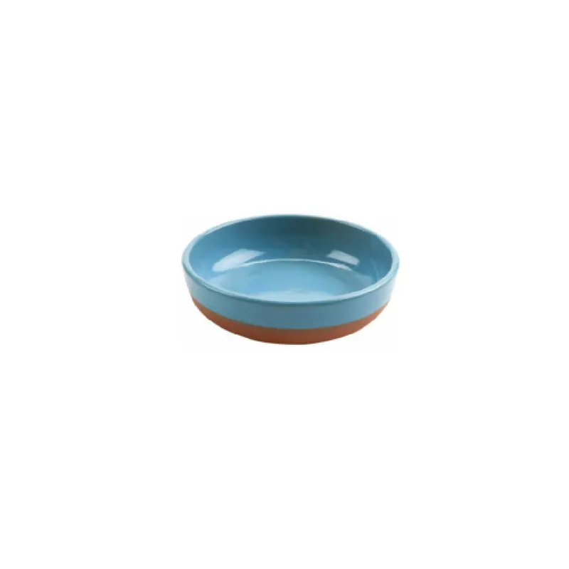 GET Enterprises SH.AZC-0620RBLU 8.66 Inch Deep Bowl Blue Terracotta