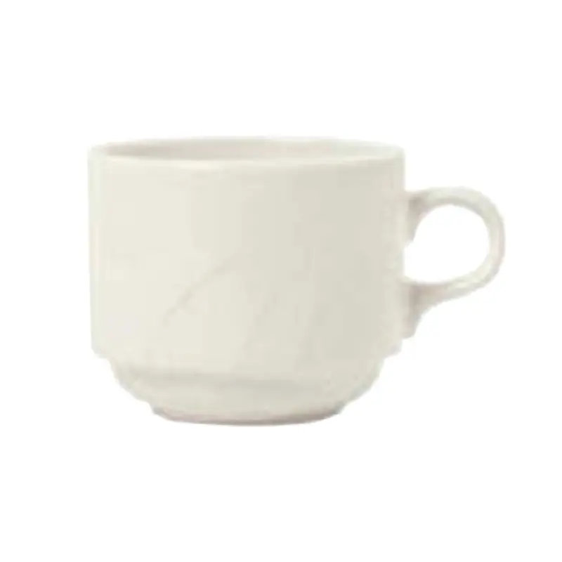 Libbey 950038123 8-1/2 Oz Cup Cascade Pattern Stackable Flint China