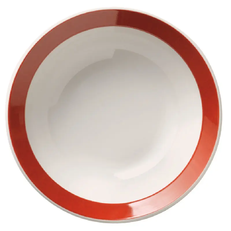 Libbey BMEL-1131R 10 Oz Bowl Round Red Melamine with Microban Technology