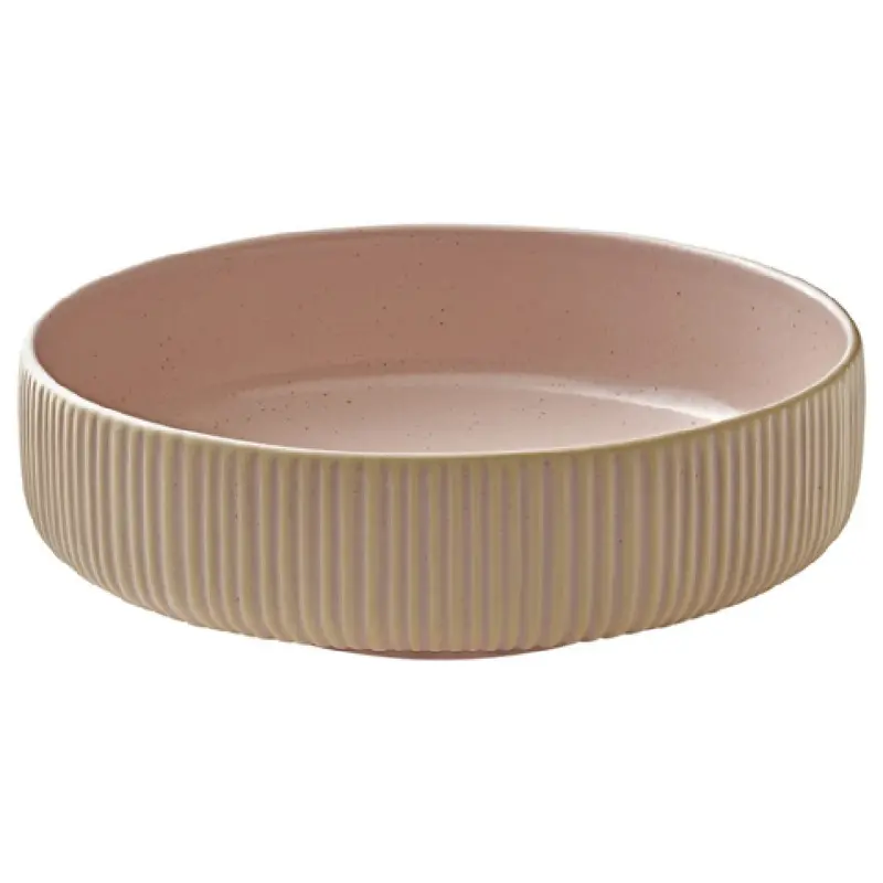 Libbey 701317191000583 49.4 Oz Round Dish Stoneware Microwave Safe