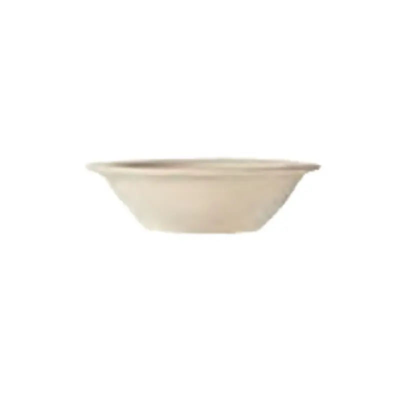 Libbey PWC-32 3 Oz Fruit Dish Round Cream White Stoneware Rolled Edge