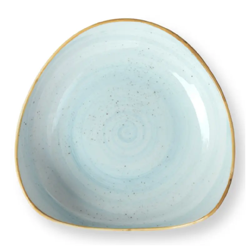 Bon Chef 2060007P-SB 6.65 Inch Diameter Salad Bowl Alumina Vitrified Sky Blue