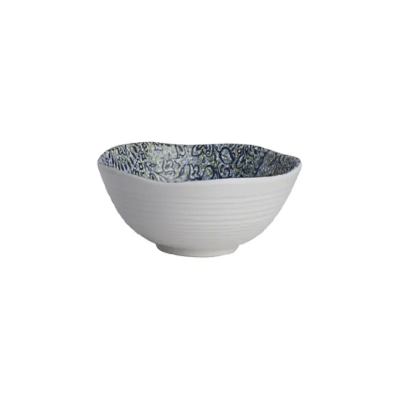 Steelite 7124TM069 5 Oz Round Bowl with Azure Solano Creations - 2 Dozen