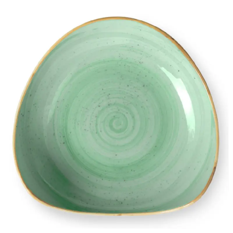 Bon Chef 2060007P-M 6.65 Inch Diameter Salad Bowl Alumina Vitrified Mint