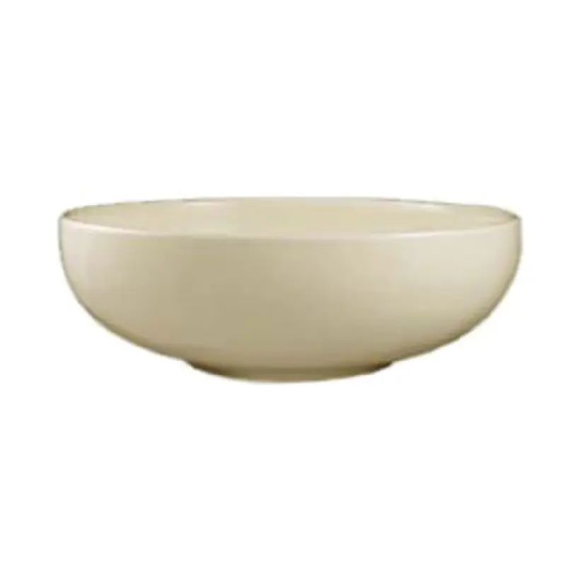 International Tableware RO-46 58 Oz Bowl Round Rolled Edge Ceramic White