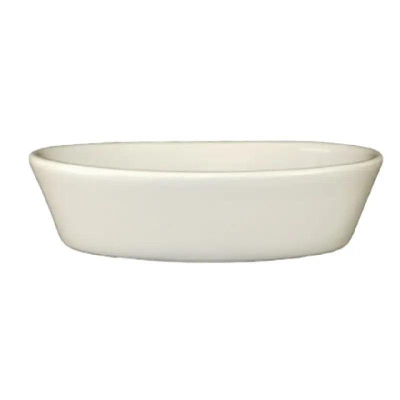 International Tableware OB-7 14 Oz Oval Baking Dish Ceramic American White