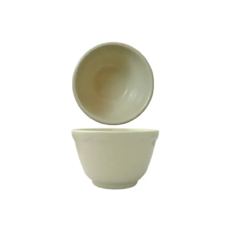 International Tableware VI-4 7-1/4 Oz Bouillon Cup Round Lead Free Ceramic American White