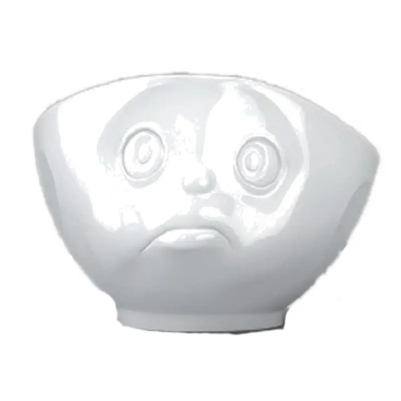 BauscherHepp 145001 16 Oz Bowl Embossed Face Porcelain White