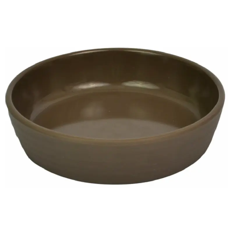 BauscherHepp TST1554 9-1/2 Oz Bowl Ripple Collection Melamine Brown