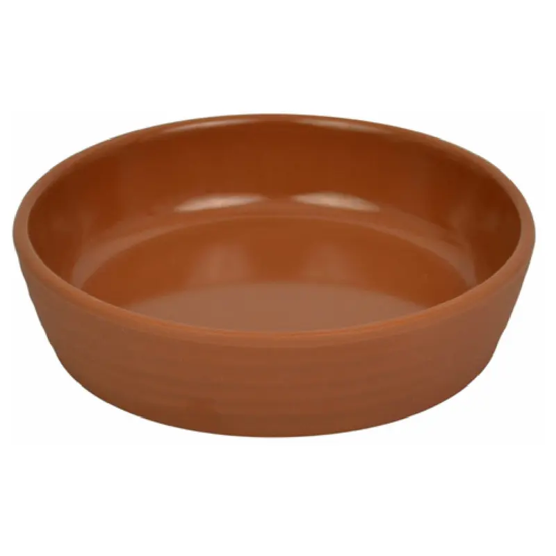 BauscherHepp TT1554 9-1/2 Oz Bowl Melamine Round Rippled Orange