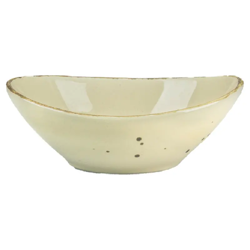 International Tableware SV-120-KH 42 Oz Oval Pasta Bowl Speckled Ceramic