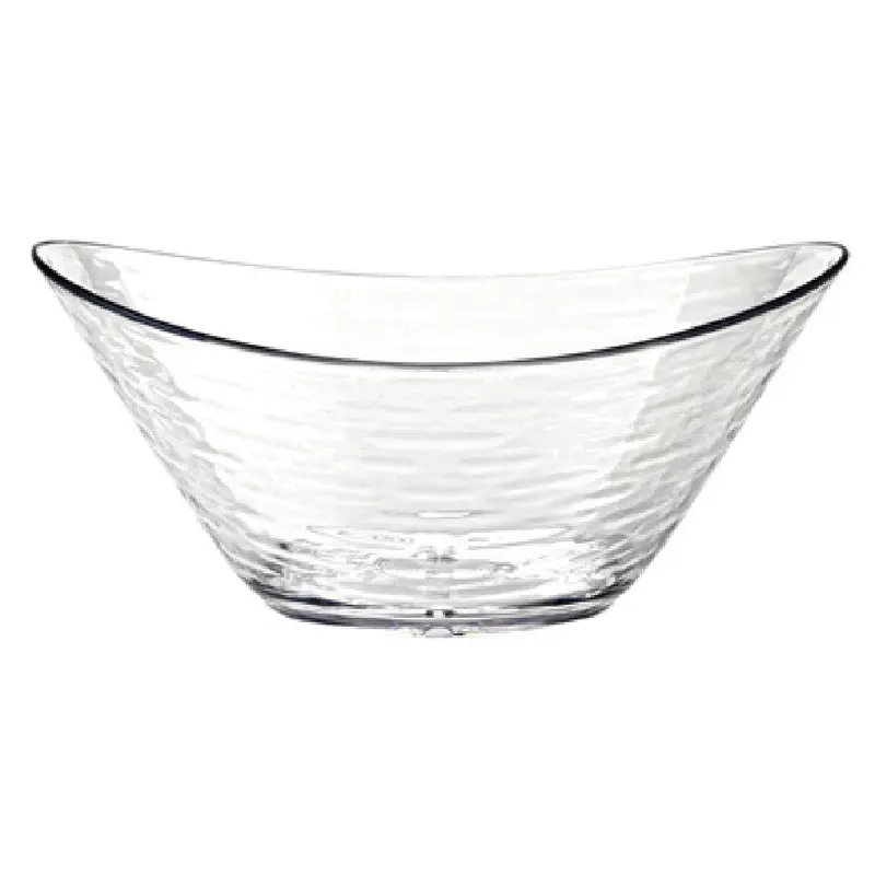 Libbey 92388 80 Oz Oval Bowl Clear BPA Free Impact Resistant Dishwasher Safe
