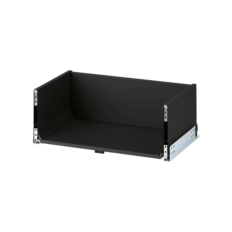 KNIVSHULT drawer, high, dark grey, 60x37 cm