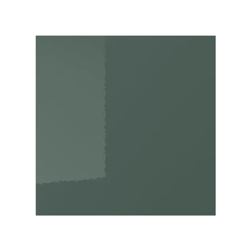 KALLARP drawer front, high-gloss dark grey-green, 40x40 cm