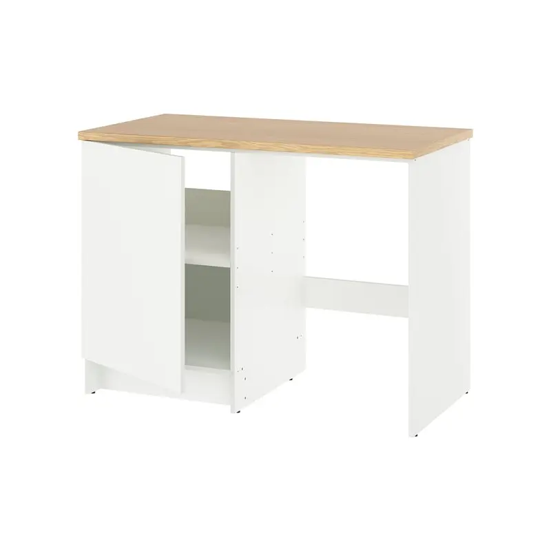 KNOXHULT base cabinet with door and niche, white, 120x61x91 cm