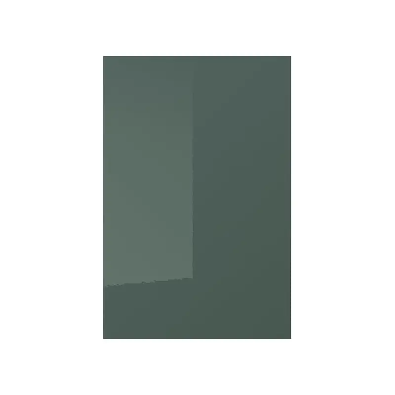 KALLARP door, high-gloss dark grey-green, 40x60 cm