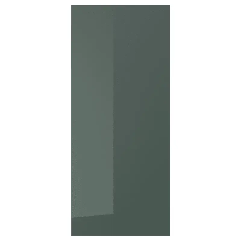 KALLARP door, high-gloss dark grey-green, 60x140 cm