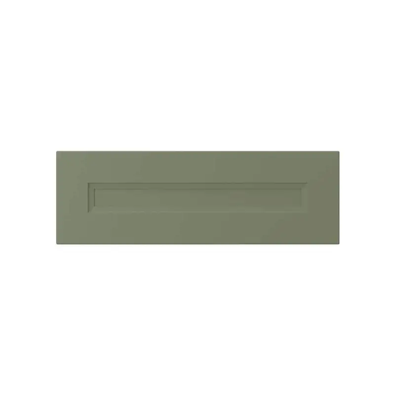 AXSTAD drawer front, grey-green, 60x20 cm