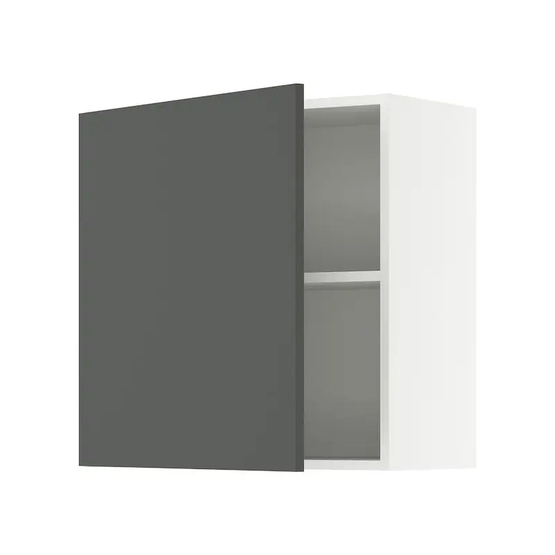 KNOXHULT wall cabinet with door, dark grey, 60x60 cm