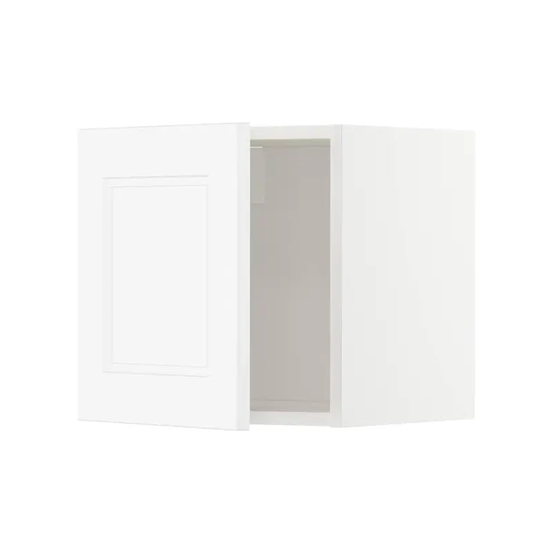 METOD wall cabinet, white/Axstad matt white, 40x40 cm
