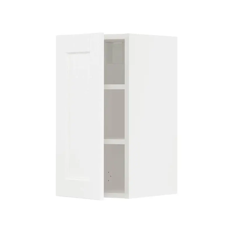 METOD wall cabinet with shelves, white Enkping/white wood effect, 30x60 cm
