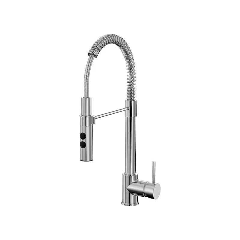 VIMMERN kitchen mixer tap/handspray, stainless steel colour